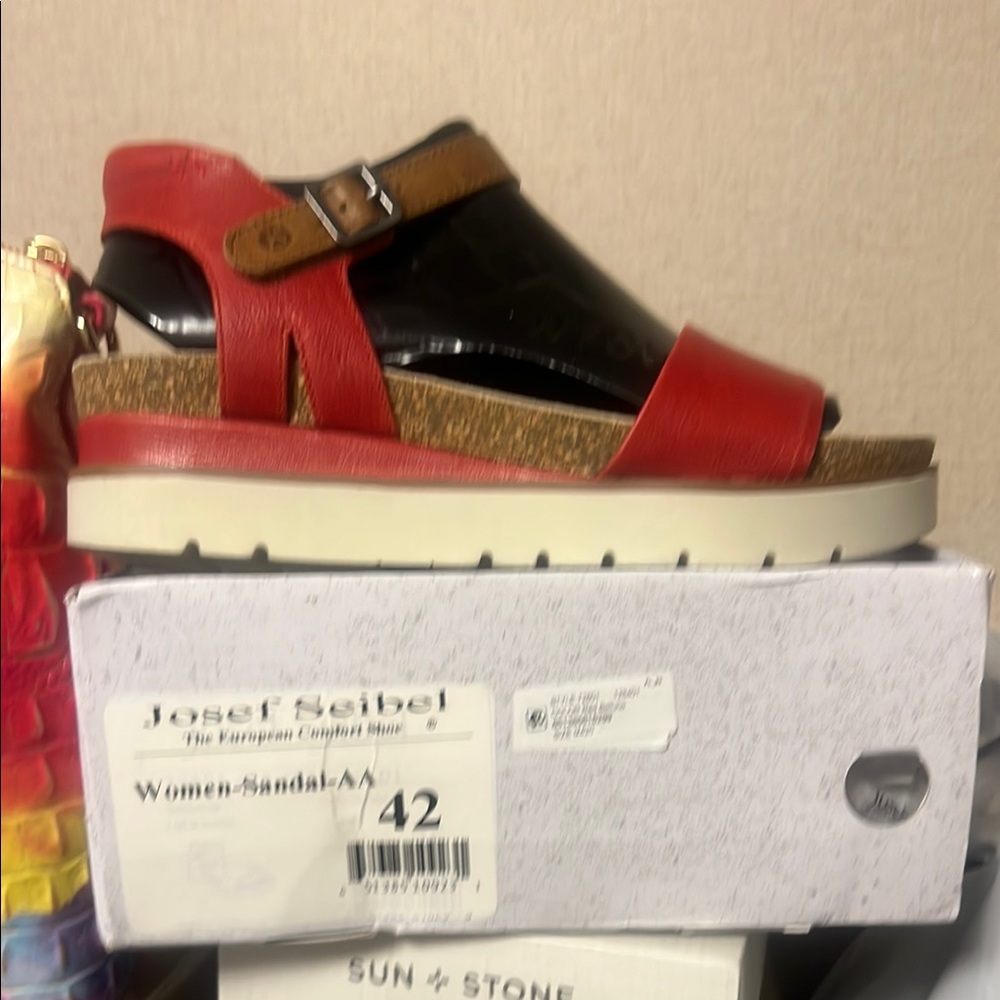 Red Kids Sandals